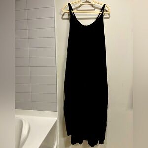 Old Navy Charcoal Gathered Dress